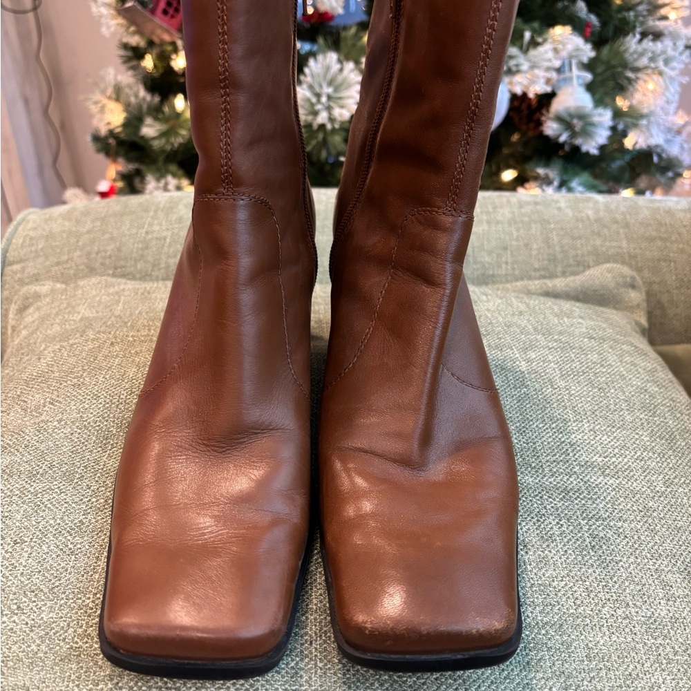 Brown Leather Women's Boots